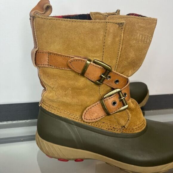 Cougar Originals Women’s Size 10 Maple Sugar Winter Boots Oak Suede Shearling - Picture 2 of 11